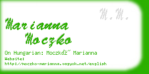 marianna moczko business card